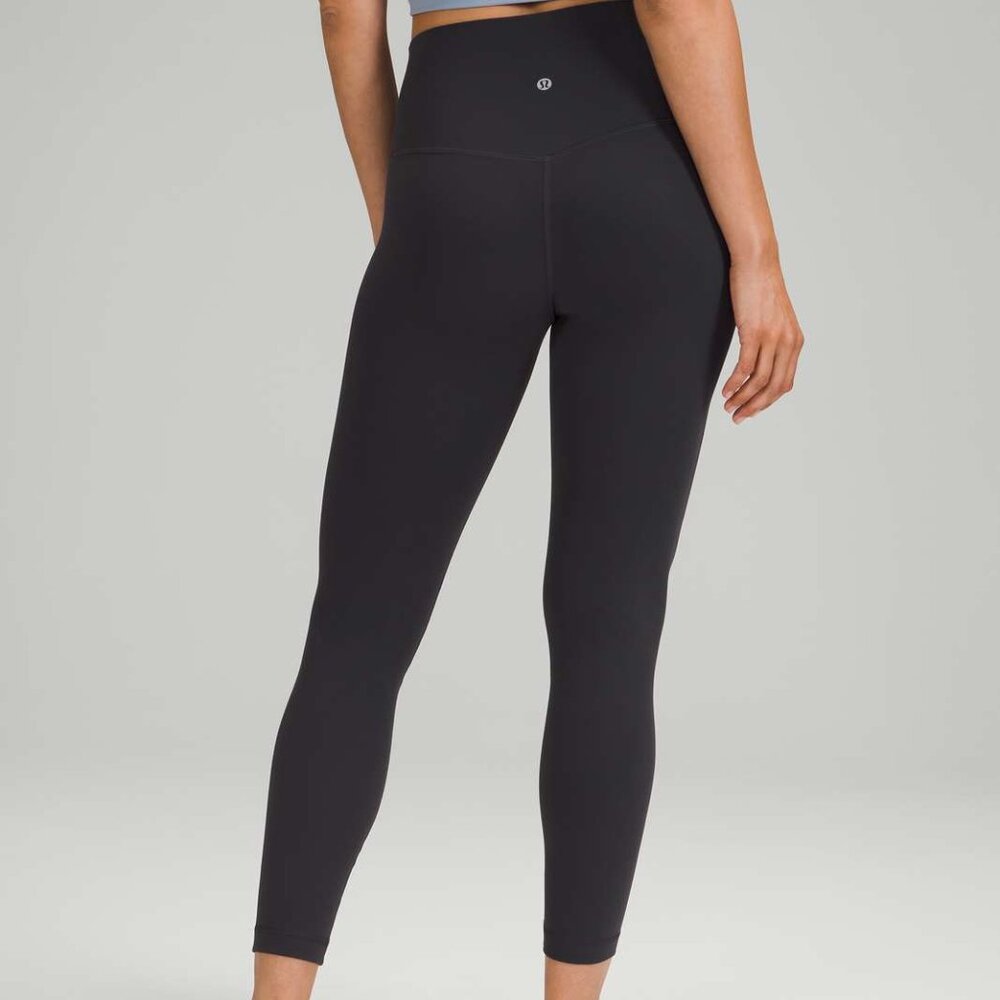 Lululemon Align High-Rise Pant 25" Black Granite size 14